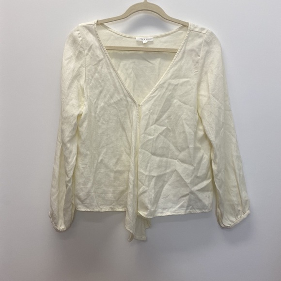 Vetta The Gathered Sleeve Wrap Top XS - Picture 5 of 8